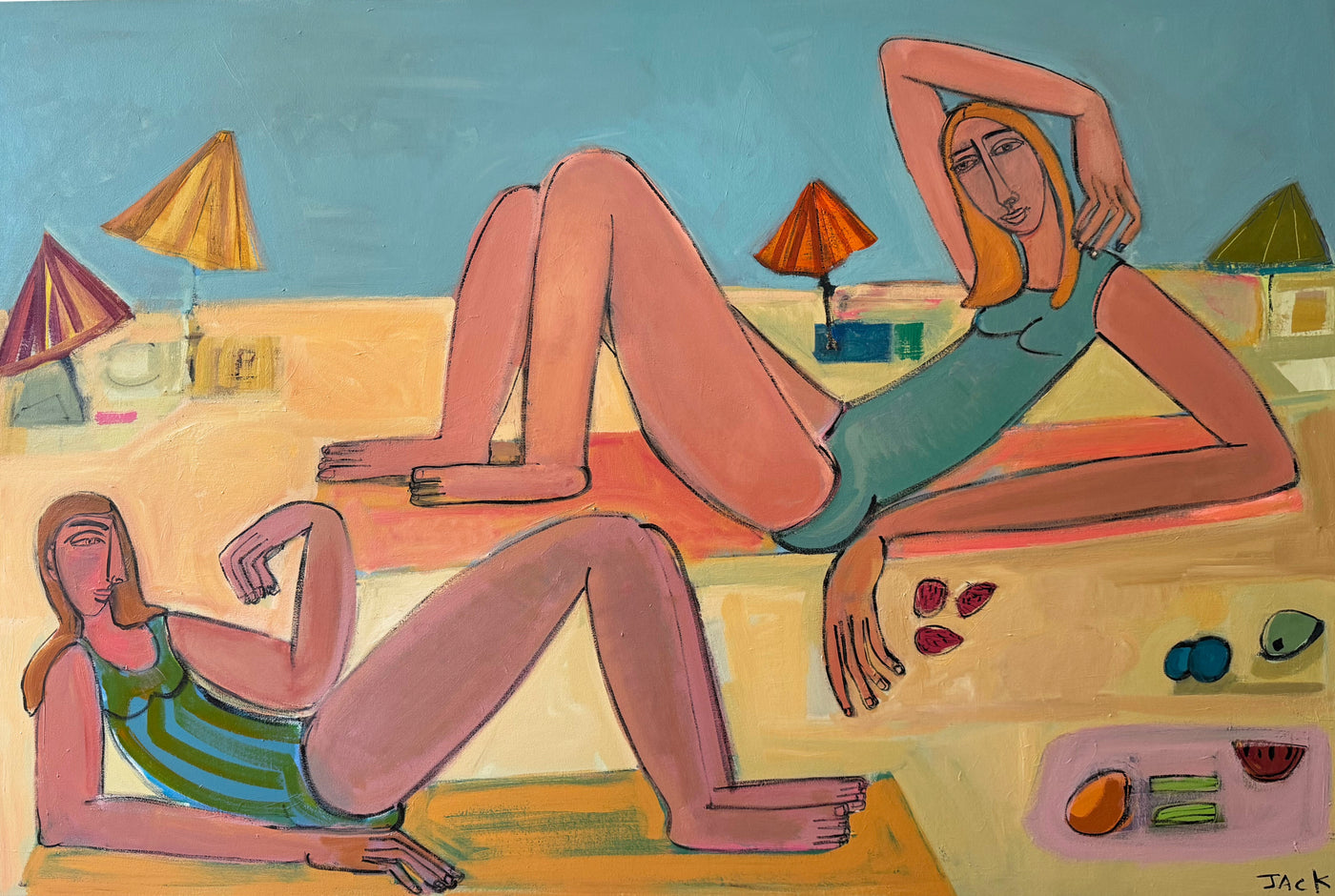 "Beach day" | Rebecca Jack studio