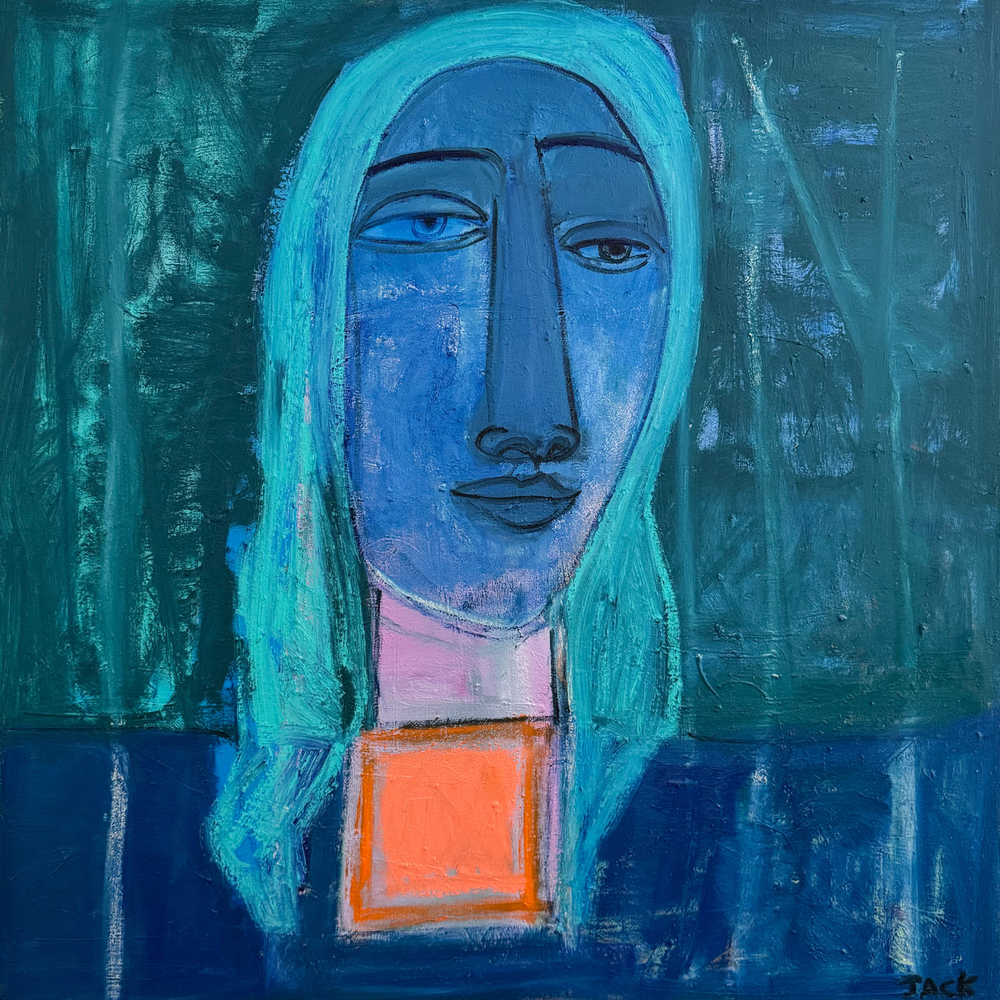 "Blue Face" | Merritt Gallery