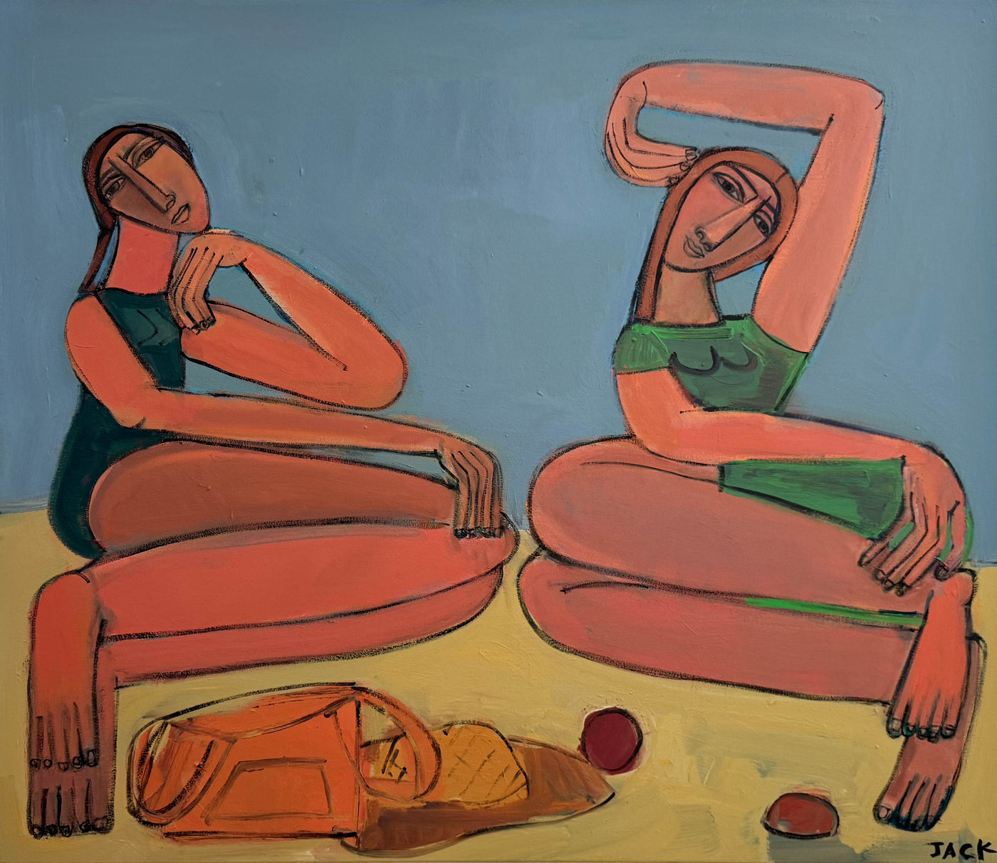 "Cloudy day at the beach" | Merritt Gallery